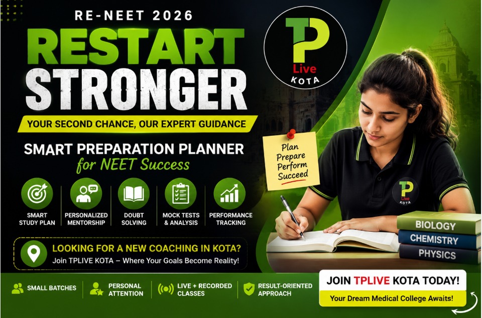 RE-NEET Preparation Planner 2026 – Smart Strategy for Students Looking for a Fresh Start in Kota